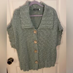 Willow Sage Button-Up Cardigan